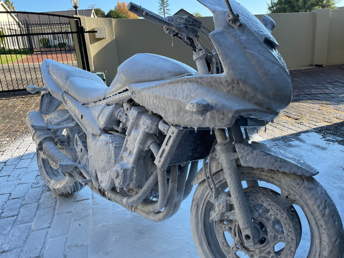 Motorcycle paint correction and Feynlab ceramic coating
