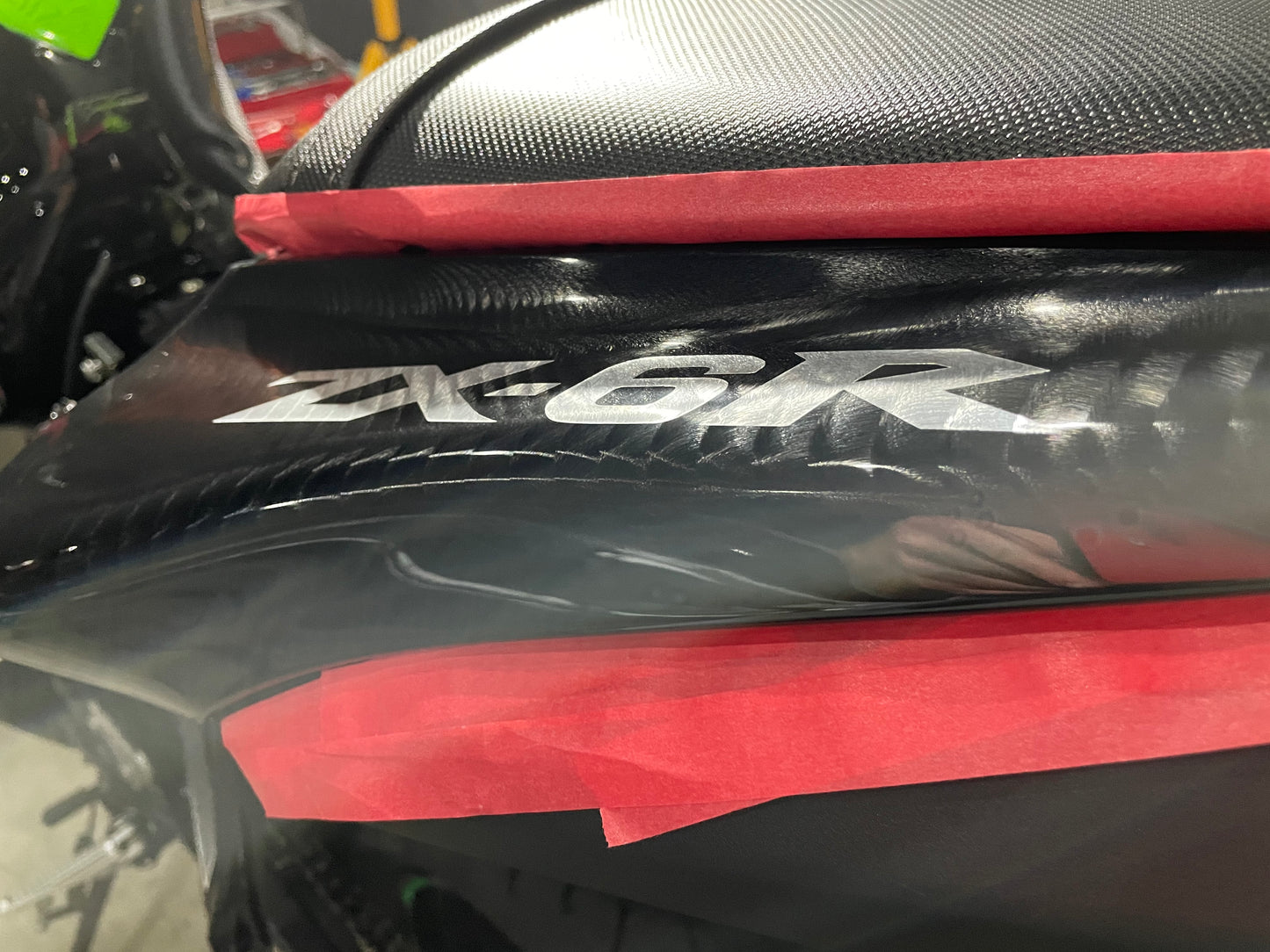 Motorcycle paint correction and Feynlab ceramic coating